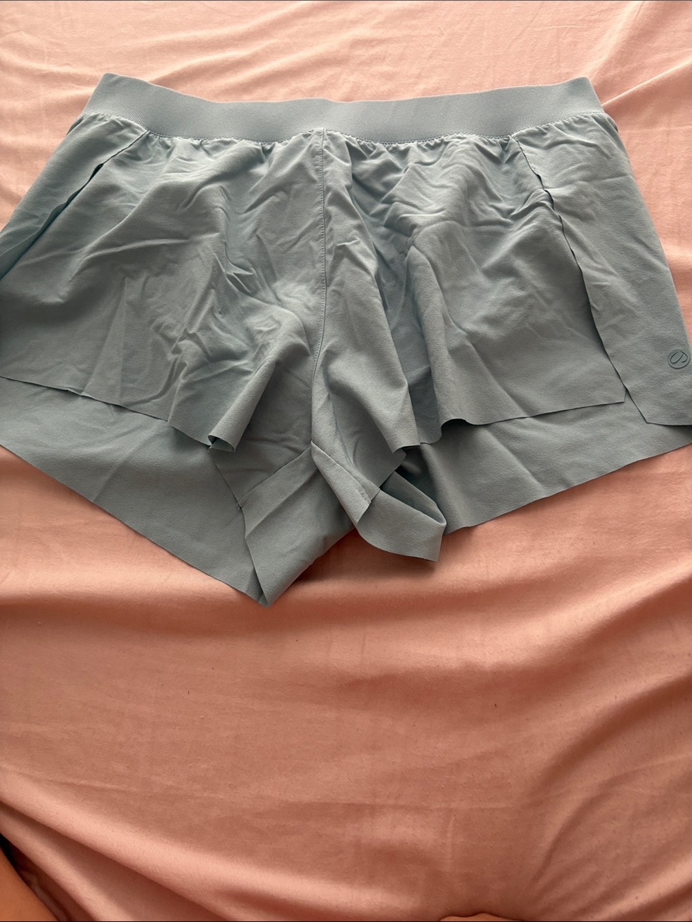 CRZ Yoga Low Rise 2.5in Flowy Short, Light Blue, Size Medium, Nee W/O Tags